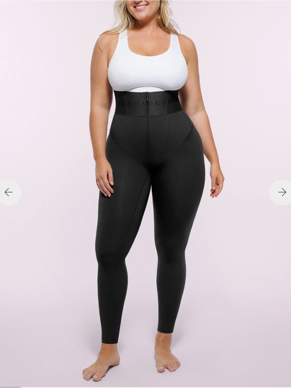 Shapewear High-Waist Black Sculpting Leggings